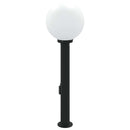 pullertlampe med sensor og stikkontakt 80 cm sort IP44