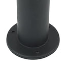 pullertlamper med sensor og stikkontakt 3 stk. 80 cm sort IP44