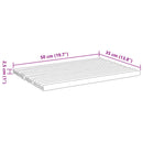 bademåtter 2 stk. 50x35 cm bambus