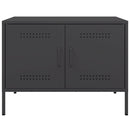 tv-borde 2 stk. 68x39x50,5 cm stål sort