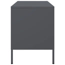 tv-bord 68x39x50,5 cm stål antracitgrå