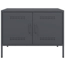 tv-borde 2 stk. 68x39x50,5 cm stål antracitgrå
