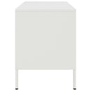 tv-borde 2 stk. 68x39x50,5 cm stål hvid