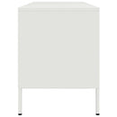 tv-bord 100,5x39x50,5 cm stål sort