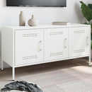 tv-bord 100,5x39x50,5 cm stål sort