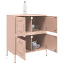 skab 68x39x79 cm stål lyserød