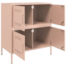 skab 68x39x79 cm stål lyserød