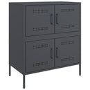 skab 68x39x79 cm stål antracitgrå