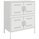 skab 68x39x79 cm stål hvid