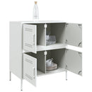 skab 68x39x79 cm stål hvid