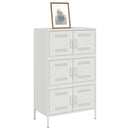 højskab 68x39x113 cm stål hvid
