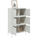 højskab 68x39x113 cm stål hvid