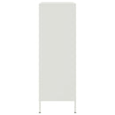 højskab 68x39x113 cm stål hvid