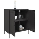 skænk 68x39x79 cm stål sort