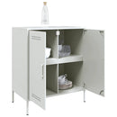 skab 68x39x79 cm stål hvid