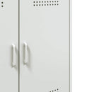 skab 68x39x79 cm stål hvid