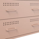 skab 68x39x89 cm stål lyserød