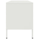 tv-bord 100,5x39x50,5 cm stål sort