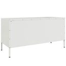 tv-bord 100,5x39x50,5 cm stål sort