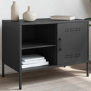 tv-bord 68x39x50,5 cm stål sort