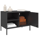 tv-borde 2 stk. 68x39x50,5 cm stål sort