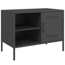 tv-borde 2 stk. 68x39x50,5 cm stål sort