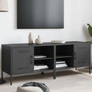 tv-borde 2 stk. 68x39x50,5 cm stål sort