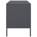 tv-bord 68x39x50,5 cm stål antracitgrå