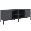 tv-borde 2 stk. 68x39x50,5 cm stål antracitgrå