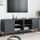tv-borde 2 stk. 68x39x50,5 cm stål antracitgrå