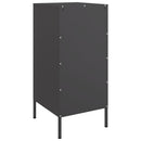 skabe 2 stk. 36x39x79 cm stål sort