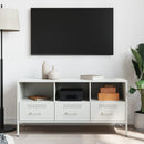 tv-bord 100,5x39x50,5 cm stål sort