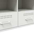 tv-bord 100,5x39x50,5 cm stål sort