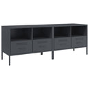tv-borde 2 stk. 68x39x50,5 cm stål antracitgrå