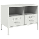 tv-borde 2 stk. 68x39x50,5 cm stål hvid