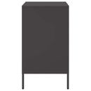 sengebord 36x39x68 cm stål sort