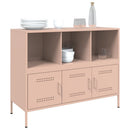 skab 100,5x39x79 cm stål lyserød