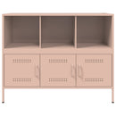 skab 100,5x39x79 cm stål lyserød