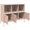 skab 100,5x39x79 cm stål lyserød
