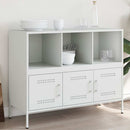 skab 100,5x39x79 cm stål hvid