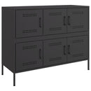 skab 100,5x39x79 cm stål sort