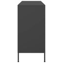 skab 100,5x39x79 cm stål sort