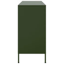 skab 100,5x39x79 cm stål olivengrøn