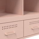 skab 68x39x101,5 cm stål lyserød