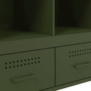 skab 68x39x101,5 cm stål olivengrøn