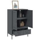 skab 68x39x101,5 cm stål antracitgrå