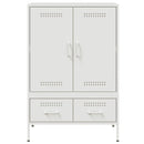 skab 68x39x101,5 cm stål hvid