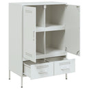 skab 68x39x101,5 cm stål hvid