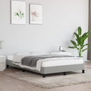 sengeramme uden madras 120x190 cm stof enkeltseng lysegrå