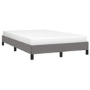 sengeramme uden madras 120x190 cm stof enkeltseng Mørkegrå